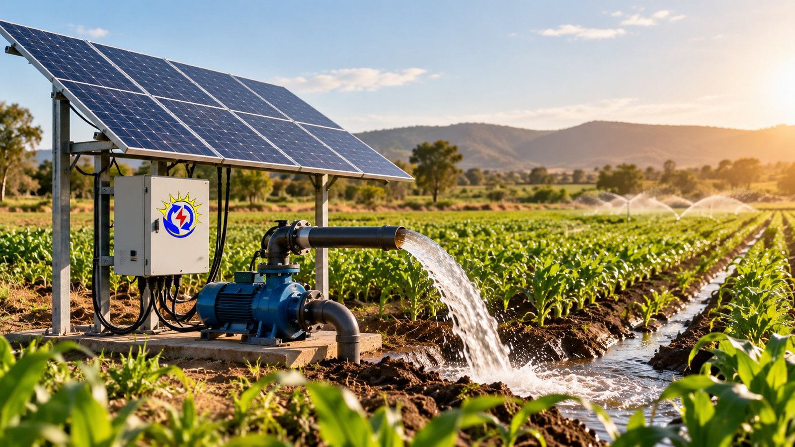 Solar-powered irrigation system